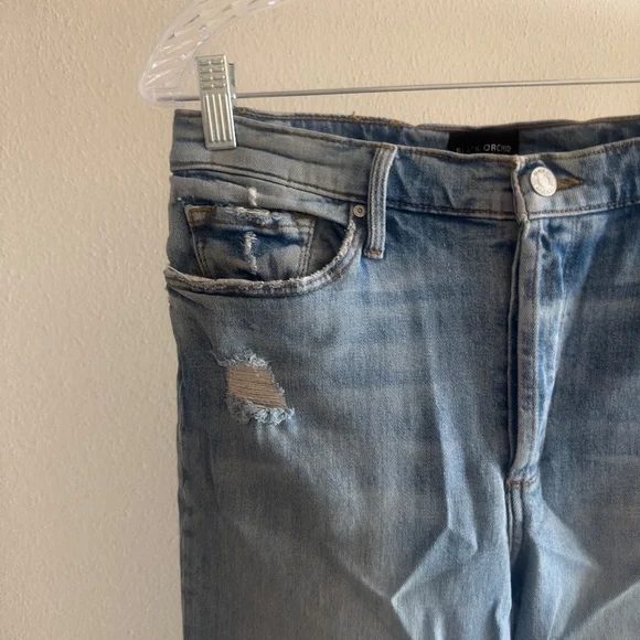 Blue Orchid Distressed Boyfriend Jeans - Misses 27 - Picture 2 of 5